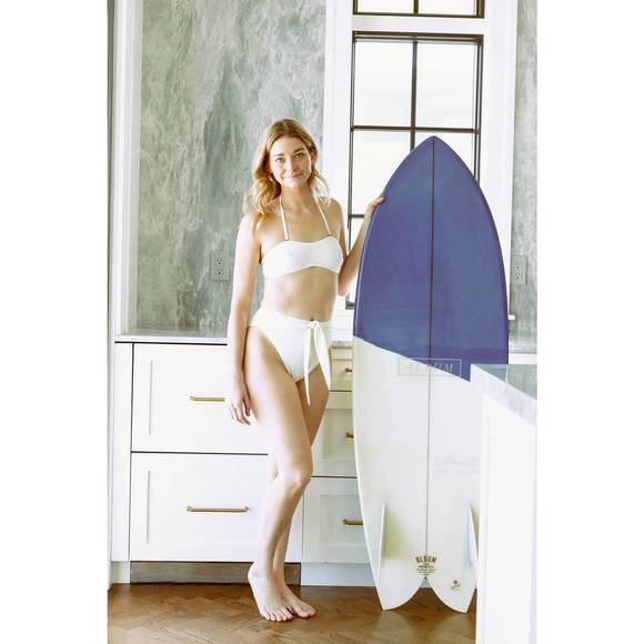 NEW OLIVE SURF the mel bikini top in steamed milk - Picture 3 of 3